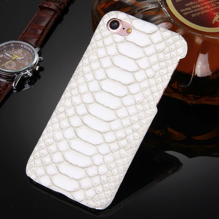 For  iPhone 8 & 7  Snakeskin Texture Paste Skin PC Protective Case