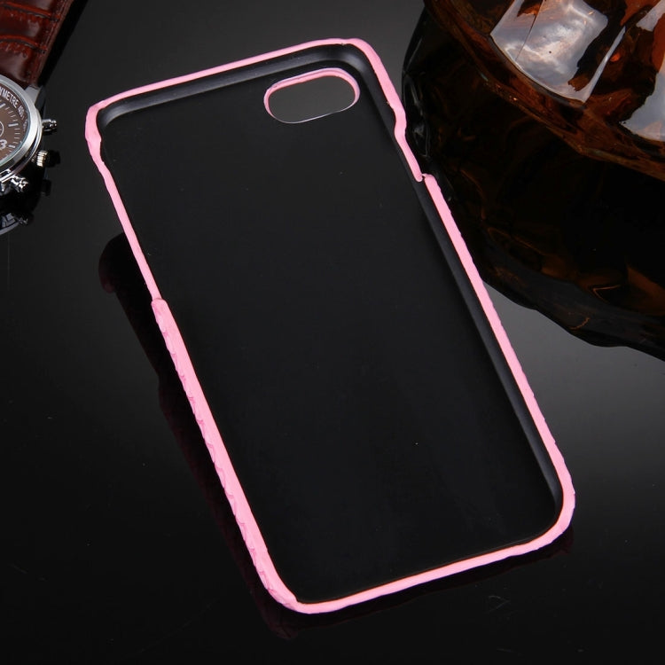 For  iPhone 8 & 7  Snakeskin Texture Paste Skin PC Protective Case with Lion Head Holder