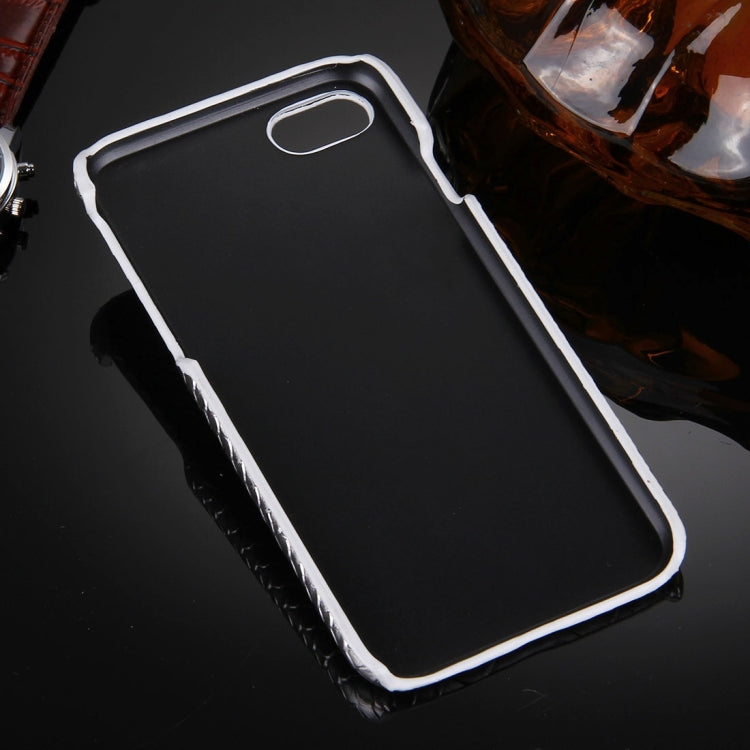 For  iPhone 8 & 7  Snakeskin Texture Paste Skin PC Protective Case with Lion Head Holder