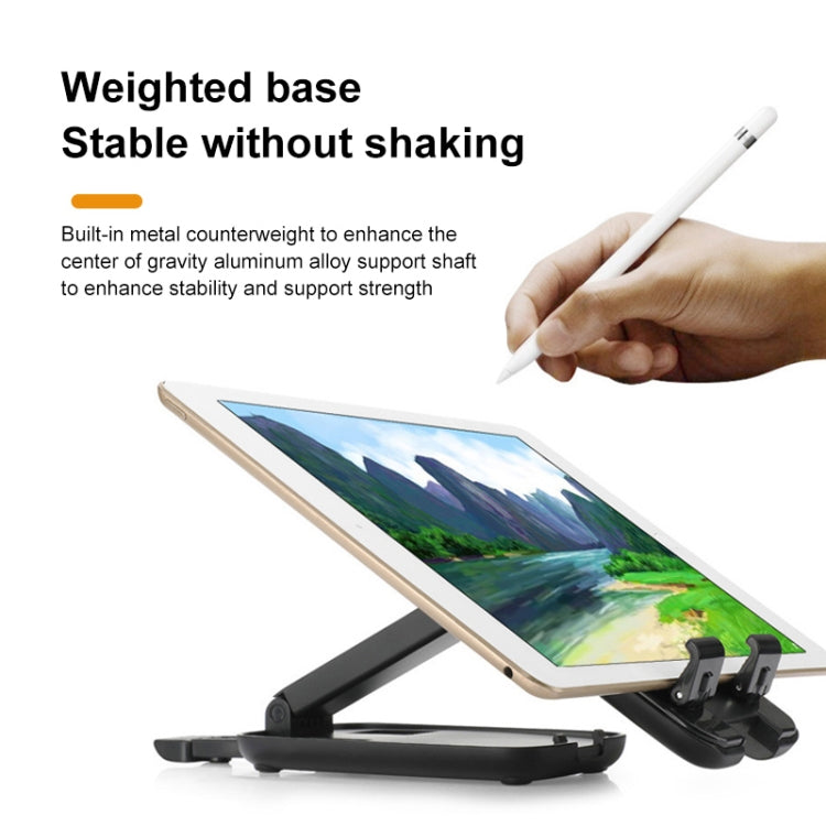 Luggage-shaped Retractable Folding Desktop Stand for Mobile Phones and Tablets Under 13 inch