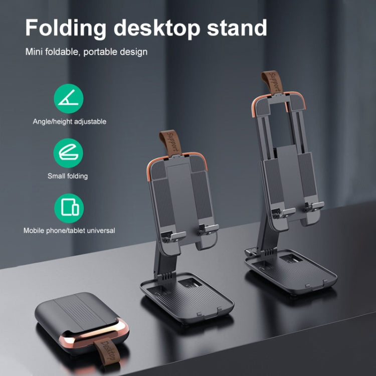 Luggage-shaped Retractable Folding Desktop Stand for Mobile Phones and Tablets Under 13 inch
