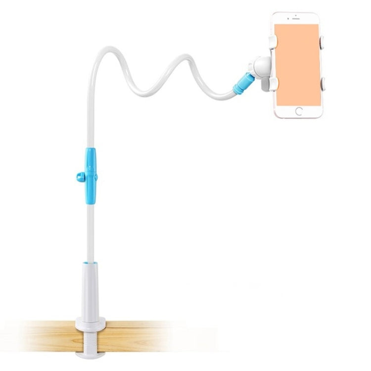 UBN-48 Extended Version Rotatable and Detachable Lazy Desktop Bedside Stand Mobile Phone Stand, Height: 130cm (Blue)