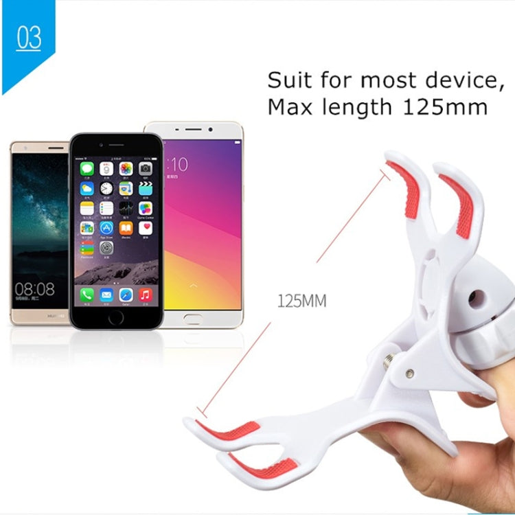 UBN-48 Extended Version Rotatable and Detachable Lazy Desktop Bedside Stand Mobile Phone Stand, Height: 130cm (Blue)