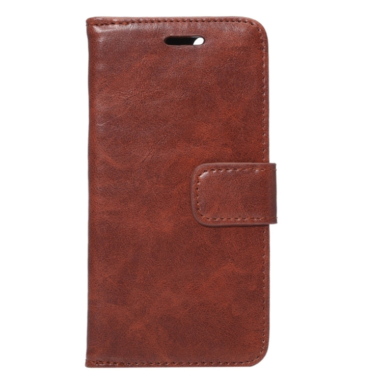 For  iPhone 8 & 7  Crazy Horse Pattern Horizontal Flip Leather Case with Holder & Card Slots & Wallet