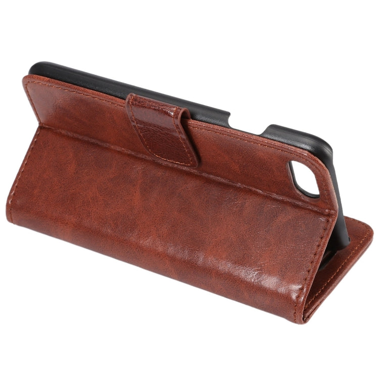 For  iPhone 8 & 7  Crazy Horse Pattern Horizontal Flip Leather Case with Holder & Card Slots & Wallet