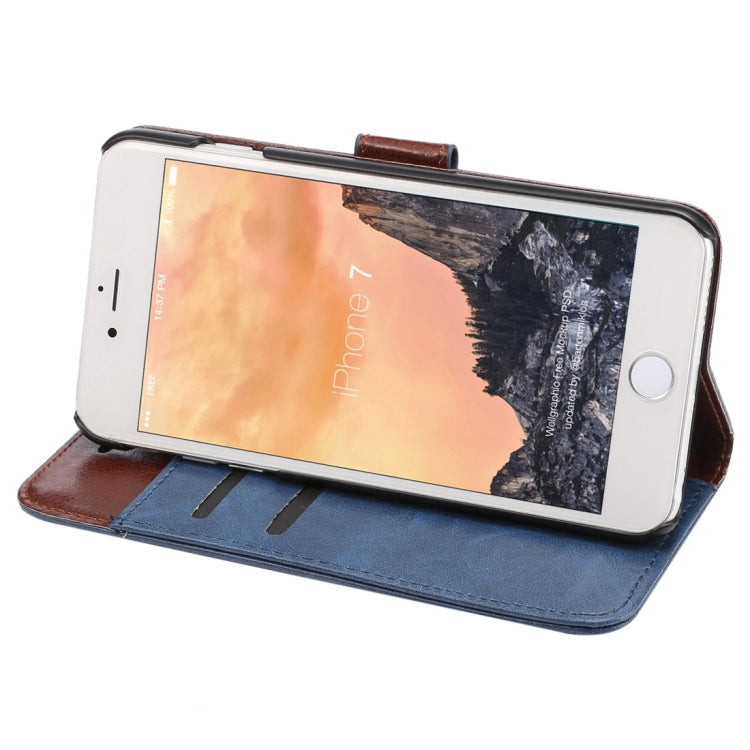 For  iPhone 8 & 7  Crazy Horse Pattern Horizontal Flip Leather Case with Holder & Card Slots & Wallet