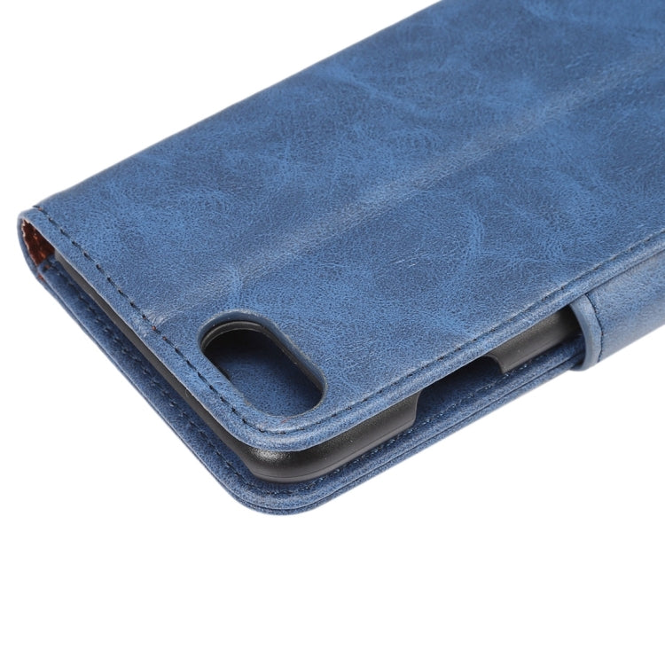 For  iPhone 8 & 7  Crazy Horse Pattern Horizontal Flip Leather Case with Holder & Card Slots & Wallet