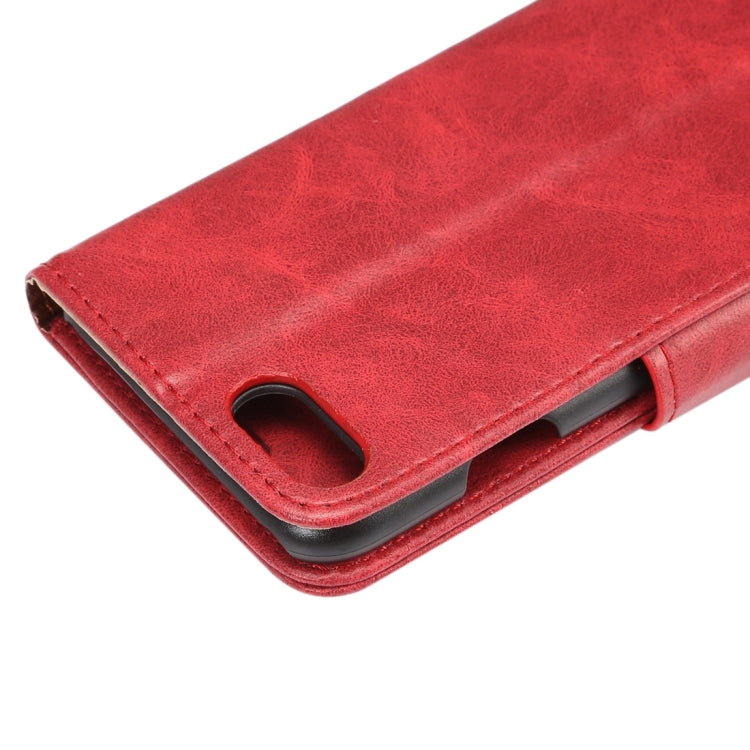 For  iPhone 8 & 7  Crazy Horse Pattern Horizontal Flip Leather Case with Holder & Card Slots & Wallet