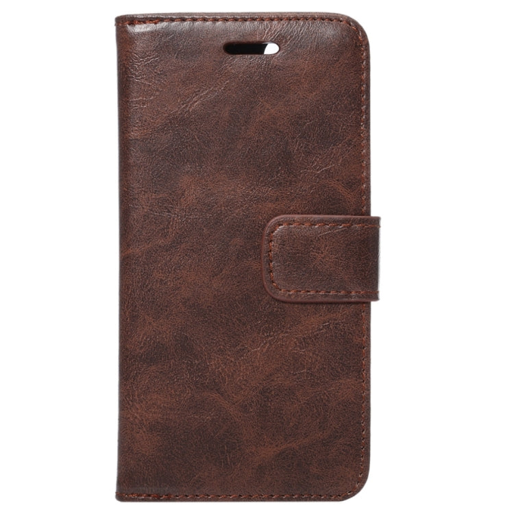 For  iPhone 8 & 7  Crazy Horse Pattern Horizontal Flip Leather Case with Holder & Card Slots & Wallet