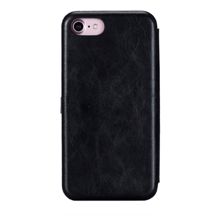 Lenuo for  iPhone 8 & 7  PU + TPU Crazy Horse Texture Horizontal Flip Leather Case with Card Slots