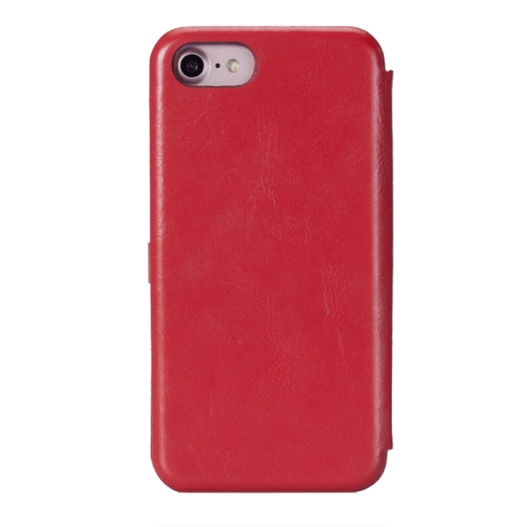 Lenuo for  iPhone 8 & 7  PU + TPU Crazy Horse Texture Horizontal Flip Leather Case with Card Slots