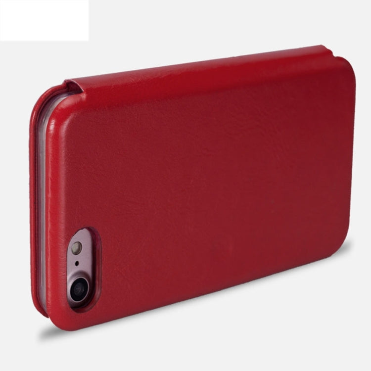 Lenuo for  iPhone 8 & 7  PU + TPU Crazy Horse Texture Horizontal Flip Leather Case with Card Slots