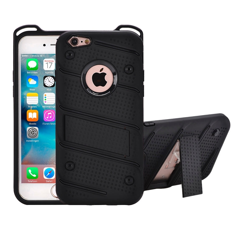 For  iPhone 8 & 7  Charm Knight Detachable PC + TPU Combination Protective Case with Holder
