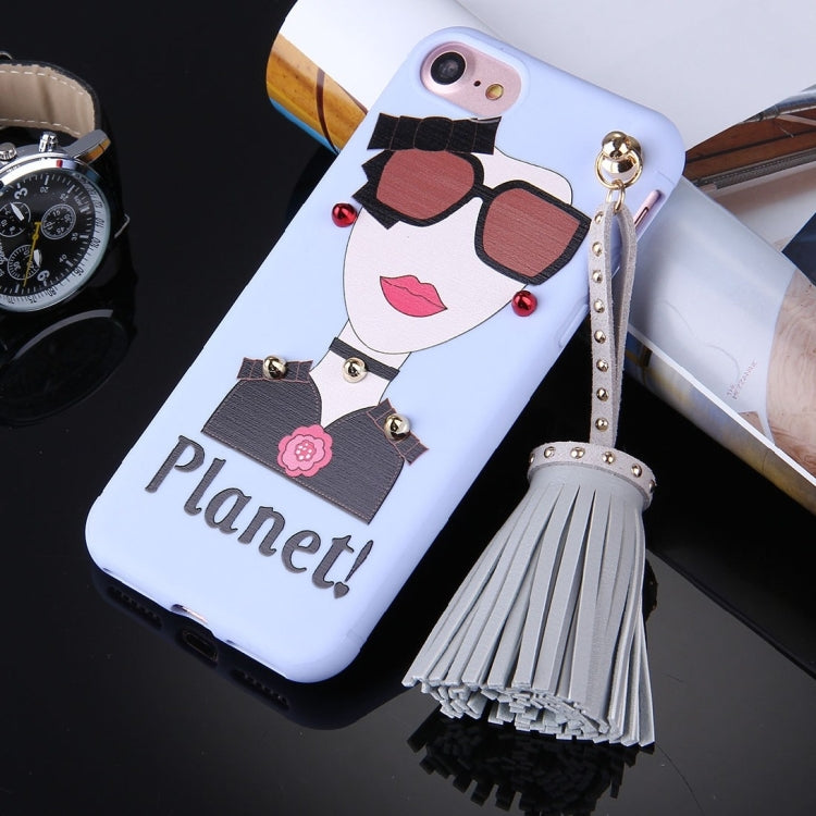 For  iPhone 8 & 7  Fashion Girl in