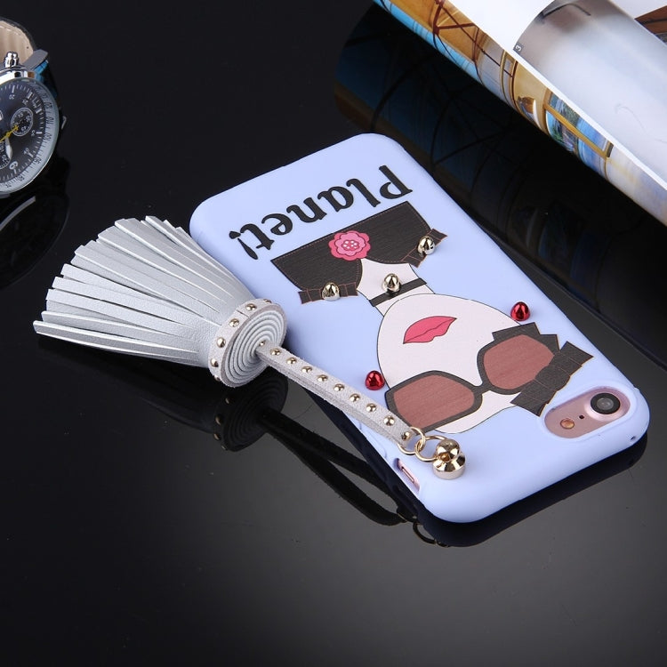 For  iPhone 8 & 7  Fashion Girl in