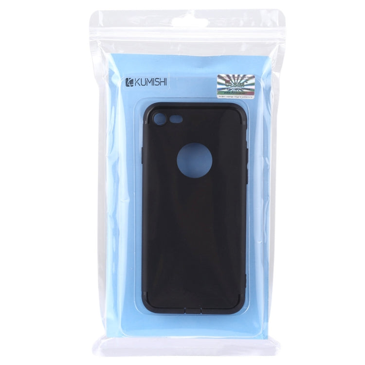 Kumishi for iPhone 7 2 in 1 Dual SIM Card Adapter + TPU Back Case Cover with SIM Card Tray / SIM Card Pin