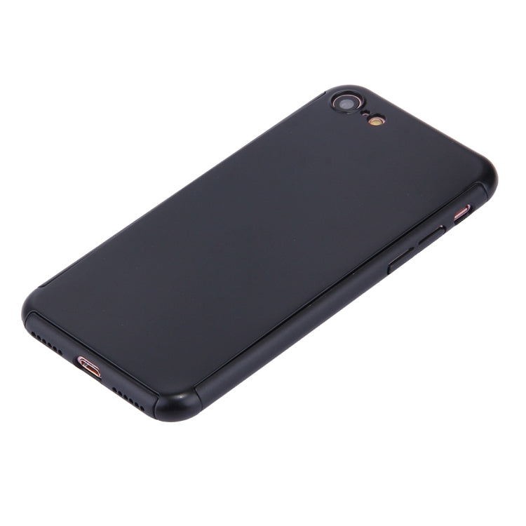 2 in 1 for  iPhone 8 & 7  360 Degrees Full Coverage Protection Hard PC Protective Case + Tempered Glass Screen Film