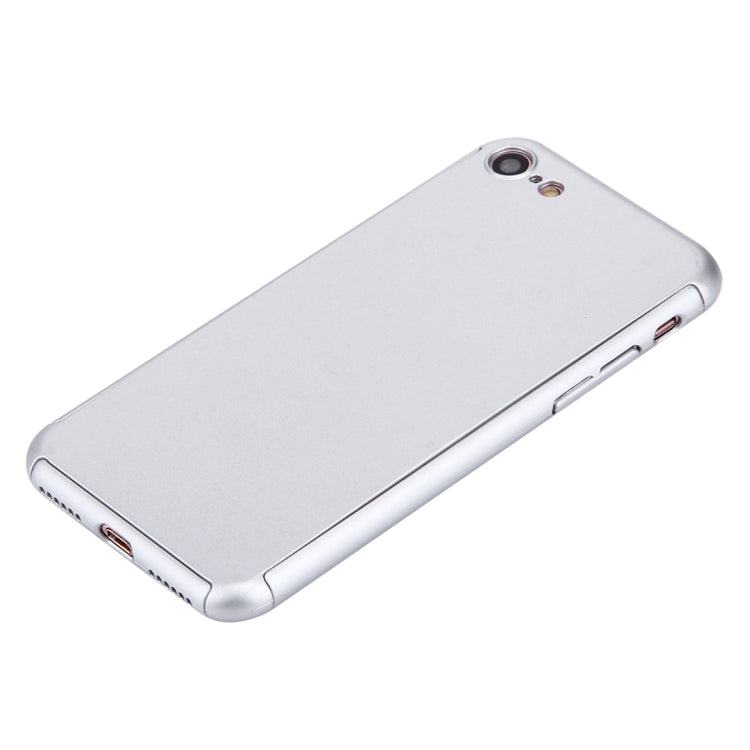 2 in 1 for  iPhone 8 & 7  360 Degrees Full Coverage Protection Hard PC Protective Case + Tempered Glass Screen Film