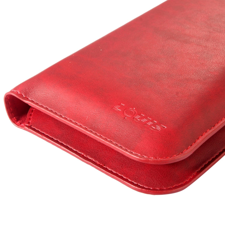 LOUIS Universal Crystal Texture Two-shipper Storage Horizontal Flip Leather Case with Card Slots & Wallet, For iPhone XS & XS Max & XR & X / iPhone 8 & 8 Plus  / iPhone 7 & 7 Plus /  iPhone 6 Plus & 6s Plus / iPhone 6 & 6s