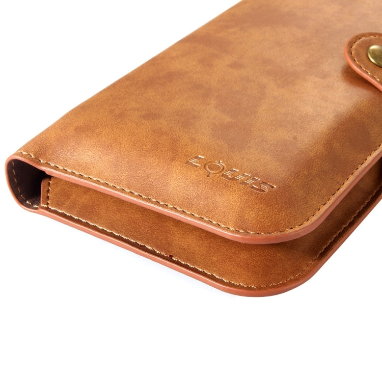 LOUIS Universal Crystal Texture Two-shipper Storage Horizontal Flip Leather Case with Card Slots & Wallet, For iPhone XS & XS Max & XR & X / iPhone 8 & 8 Plus  / iPhone 7 & 7 Plus /  iPhone 6 Plus & 6s Plus / iPhone 6 & 6s