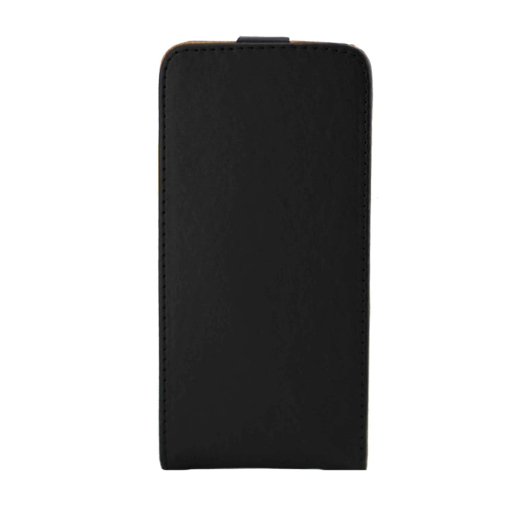 For  iPhone 8 & 7  Khaki Lining Vertical Flip Leather Case (Black)