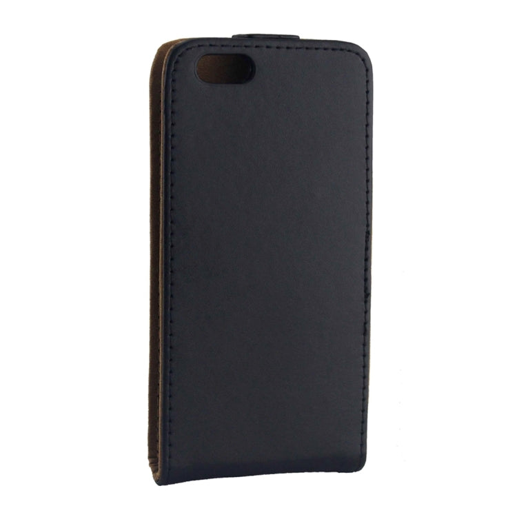For  iPhone 8 & 7  Khaki Lining Vertical Flip Leather Case (Black)