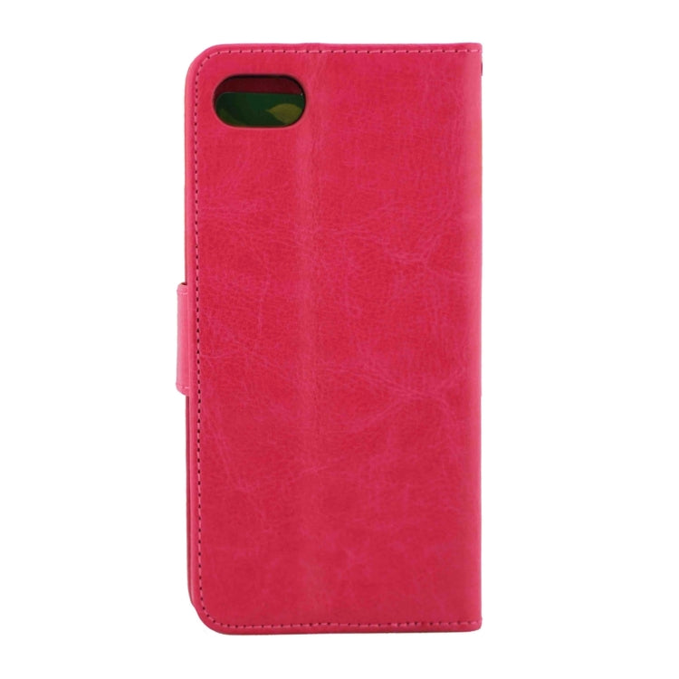 For  iPhone 8 & 7  Crazy Horse Texture Horizontal Flip Leather Case with Holder & Card Slots & Wallet & Photo Frame