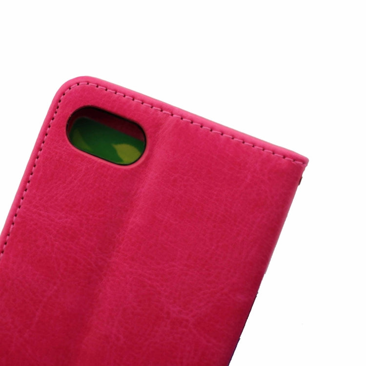 For  iPhone 8 & 7  Crazy Horse Texture Horizontal Flip Leather Case with Holder & Card Slots & Wallet & Photo Frame