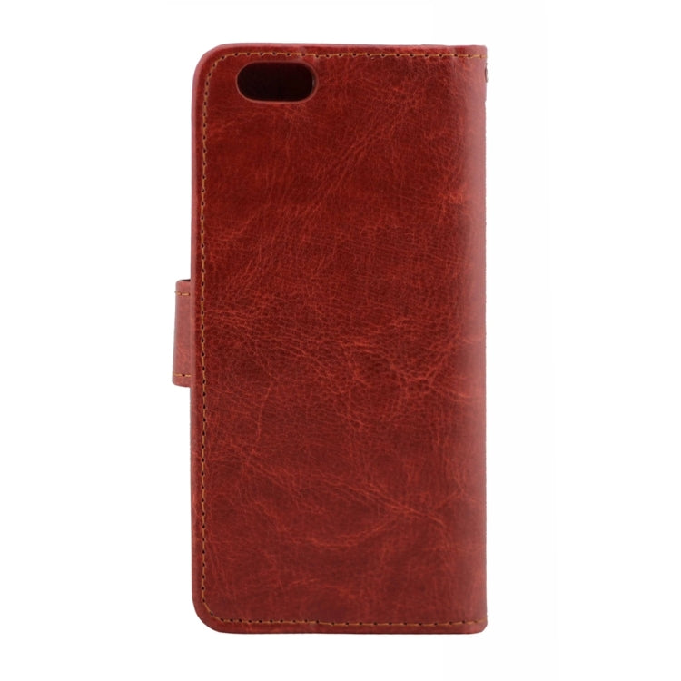 For  iPhone 8 & 7  Crazy Horse Texture Horizontal Flip Leather Case with Holder & Card Slots & Wallet & Photo Frame