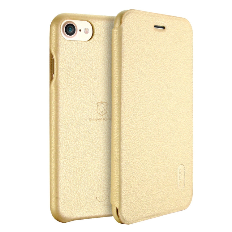 Lenuo for  iPhone 8 & 7  PU+PC Litchi Texture Horizontal Flip Leather Case with Card Slots