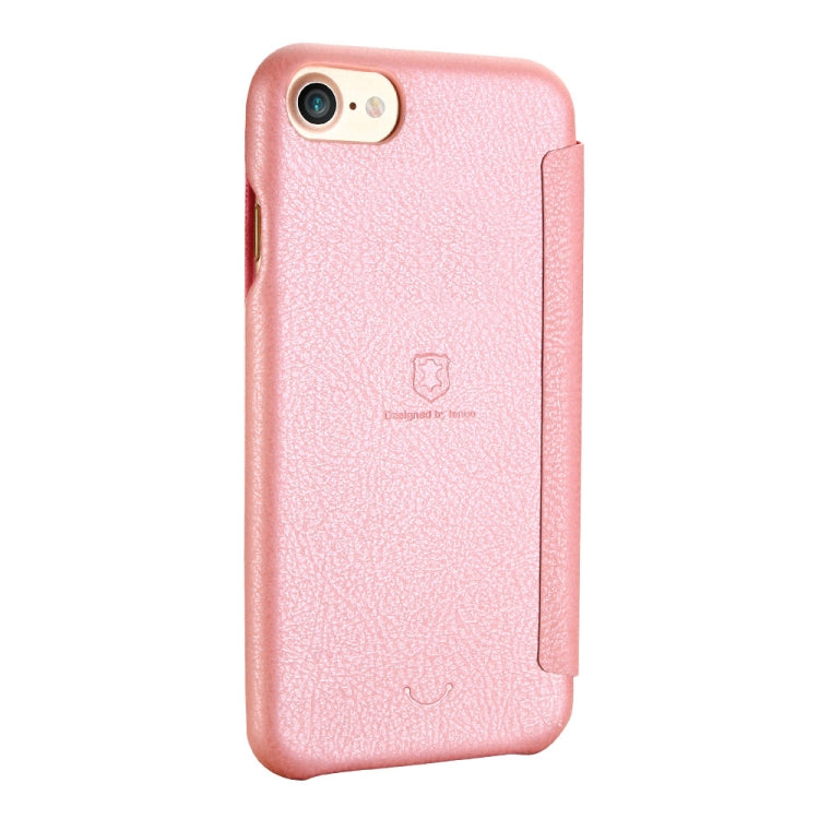Lenuo for  iPhone 8 & 7  PU+PC Litchi Texture Horizontal Flip Leather Case with Card Slots