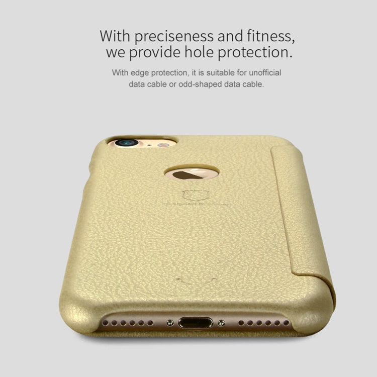 Lenuo for  iPhone 8 & 7  PU+PC Litchi Texture Horizontal Flip Leather Case with Card Slots
