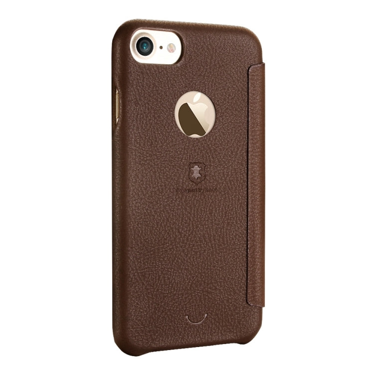 Lenuo for  iPhone 8 & 7  PU+PC Litchi Texture Horizontal Flip Leather Case with Card Slots