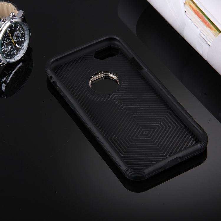 For  iPhone 8 & 7  Anti-Drop Shockproof Dual Layer TPU + PC Protective Case with Hidden Ring Holder