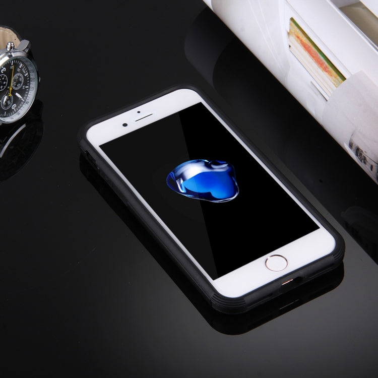 For  iPhone 8 & 7  Anti-Drop Shockproof Dual Layer TPU + PC Protective Case with Hidden Ring Holder