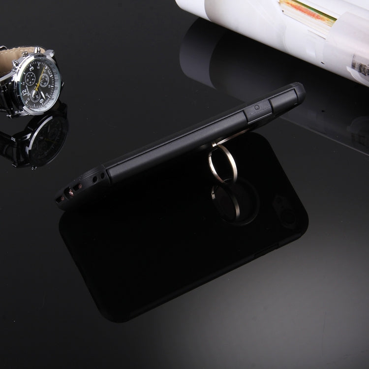 For  iPhone 8 & 7  Anti-Drop Shockproof Dual Layer TPU + PC Protective Case with Hidden Ring Holder
