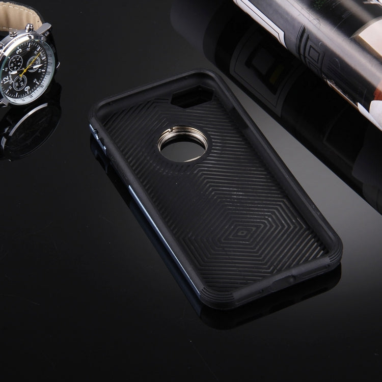 For  iPhone 8 & 7  Anti-Drop Shockproof Dual Layer TPU + PC Protective Case with Hidden Ring Holder