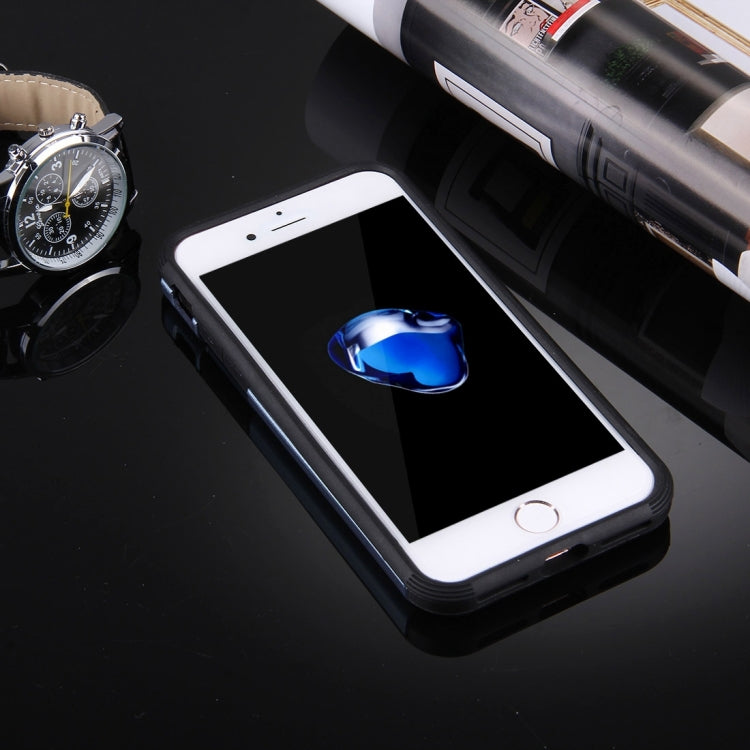 For  iPhone 8 & 7  Anti-Drop Shockproof Dual Layer TPU + PC Protective Case with Hidden Ring Holder