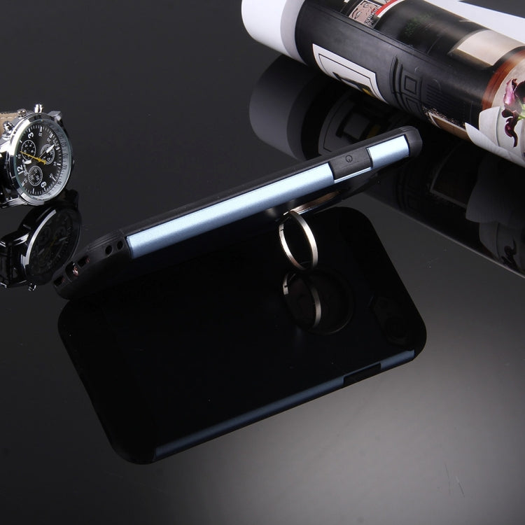 For  iPhone 8 & 7  Anti-Drop Shockproof Dual Layer TPU + PC Protective Case with Hidden Ring Holder