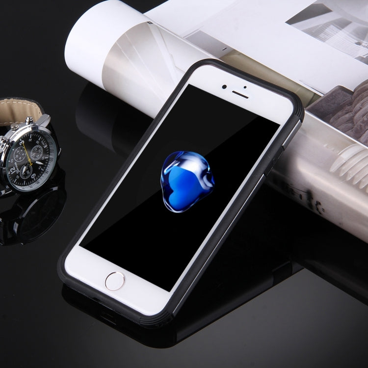 For  iPhone 8 & 7  Anti-Drop Shockproof Dual Layer TPU + PC Protective Case with Hidden Ring Holder