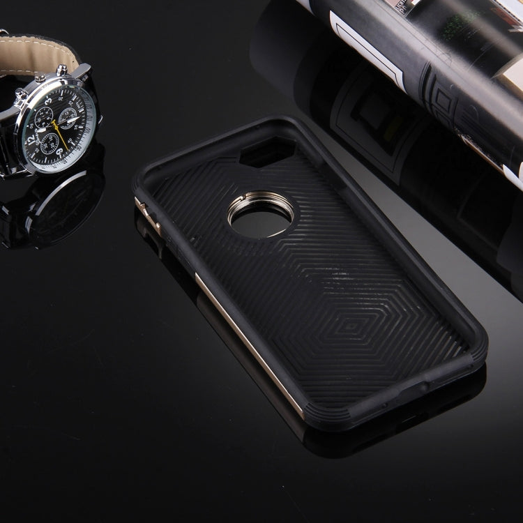 For  iPhone 8 & 7  Anti-Drop Shockproof Dual Layer TPU + PC Protective Case with Hidden Ring Holder