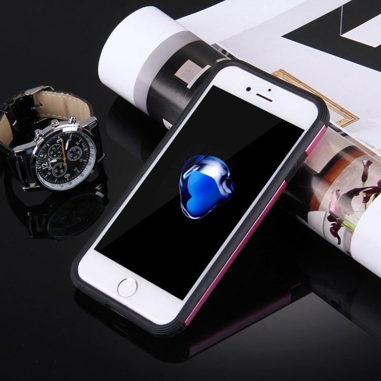 For  iPhone 8 & 7  Anti-Drop Shockproof Dual Layer TPU + PC Protective Case with Hidden Ring Holder
