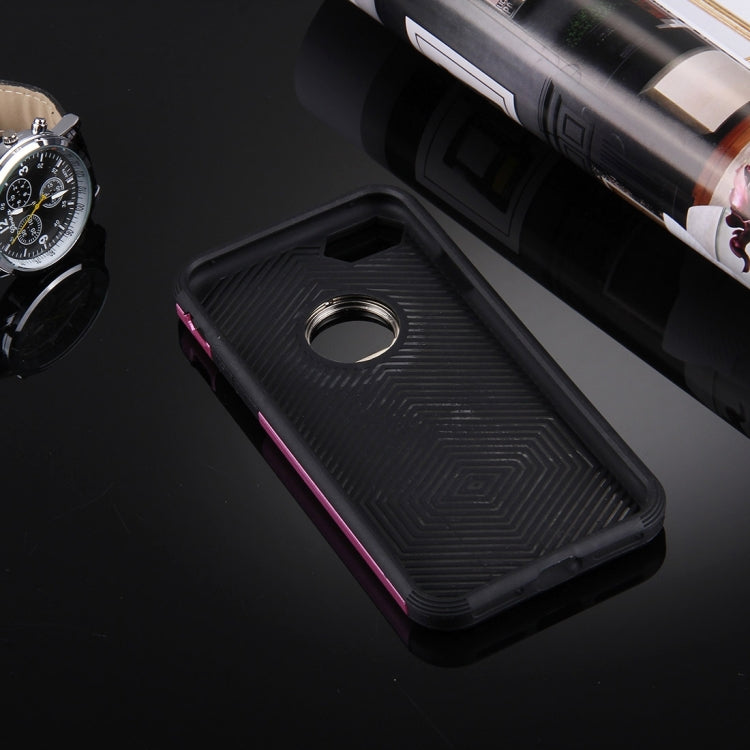 For  iPhone 8 & 7  Anti-Drop Shockproof Dual Layer TPU + PC Protective Case with Hidden Ring Holder