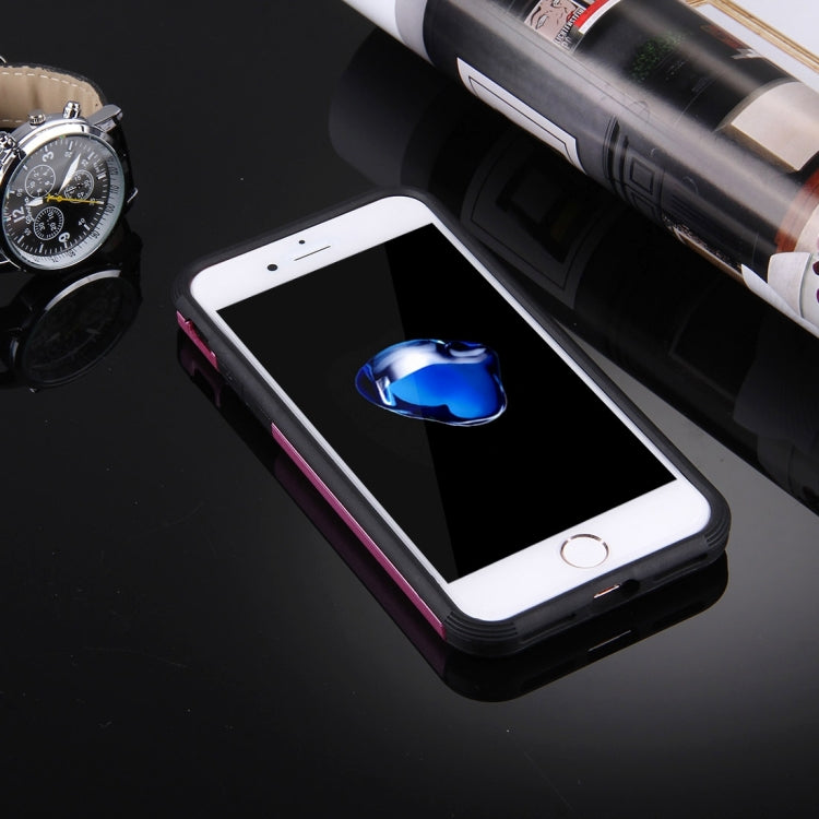 For  iPhone 8 & 7  Anti-Drop Shockproof Dual Layer TPU + PC Protective Case with Hidden Ring Holder