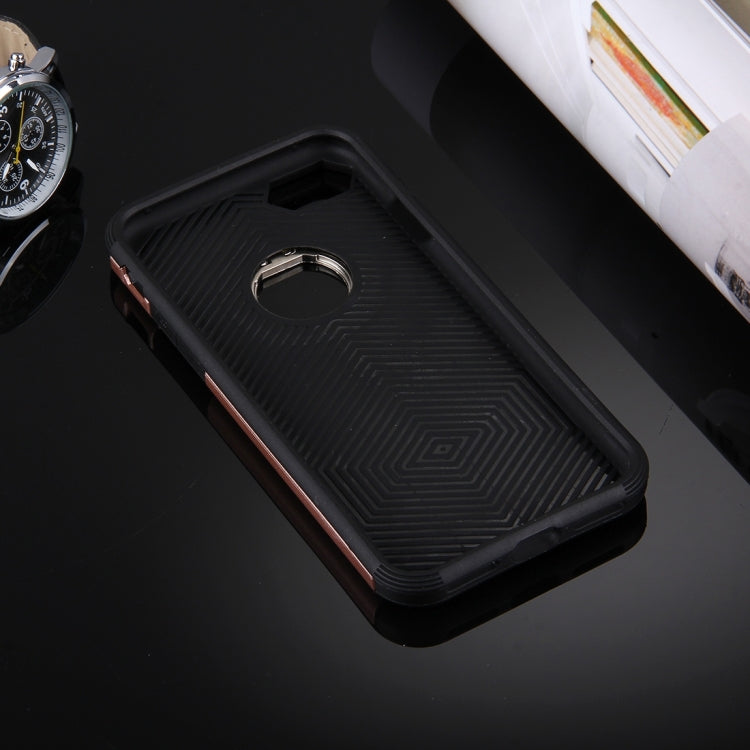 For  iPhone 8 & 7  Anti-Drop Shockproof Dual Layer TPU + PC Protective Case with Hidden Ring Holder