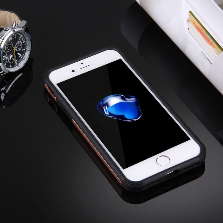 For  iPhone 8 & 7  Anti-Drop Shockproof Dual Layer TPU + PC Protective Case with Hidden Ring Holder