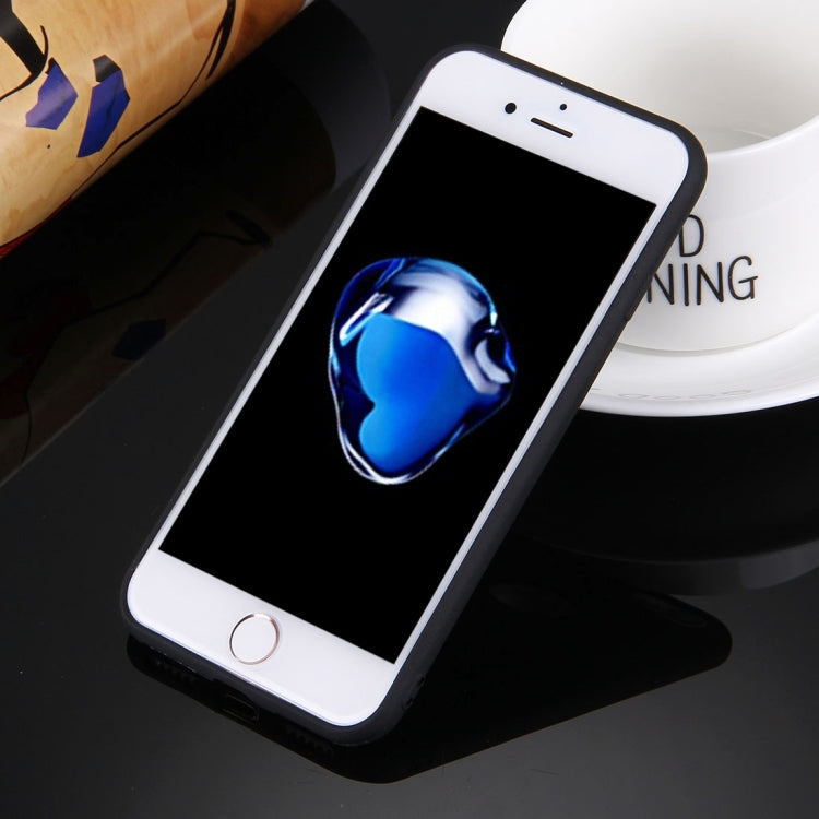 For  iPhone 8 & 7  Solid Color TPU Protective Case with Round Hole