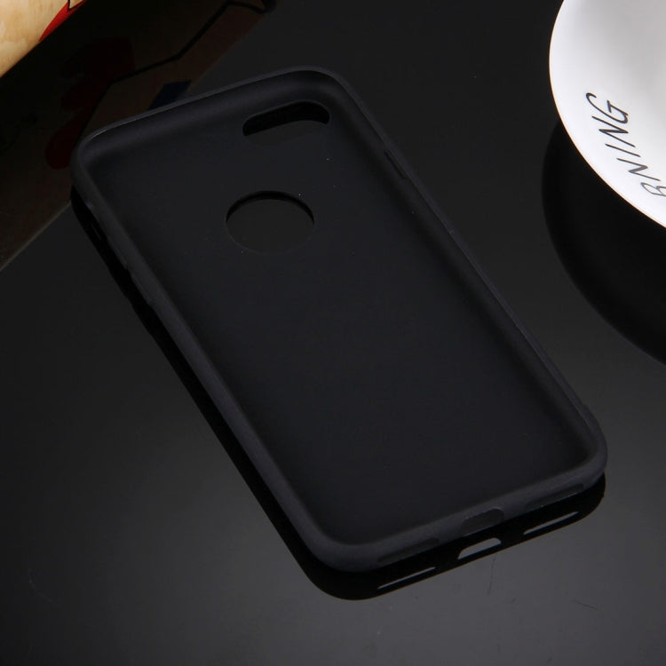 For  iPhone 8 & 7  Solid Color TPU Protective Case with Round Hole