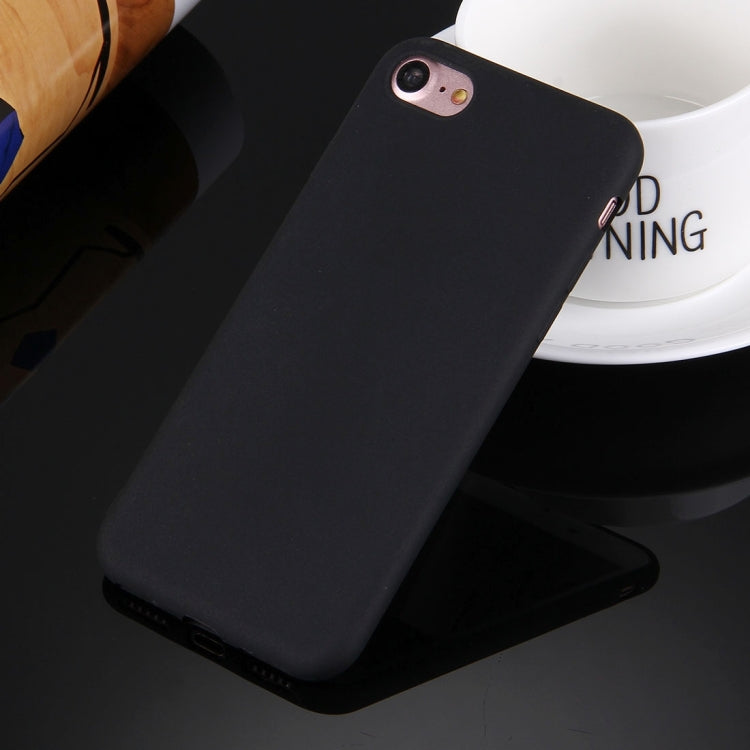 For  iPhone 8 & 7  Solid Color TPU Protective Case Without Round Hole