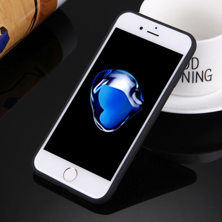 For  iPhone 8 & 7  Solid Color TPU Protective Case Without Round Hole